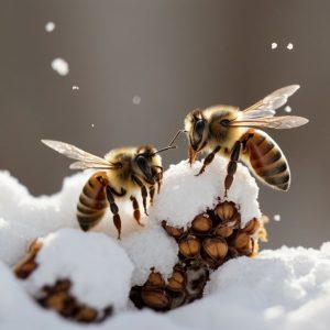 Пчелы, работа пчел зимой, матки, пчеломатки, Bilovitsky